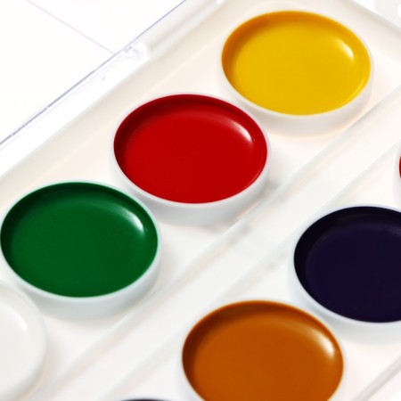 Watercolor 12 colors of multi-bullets "Cheburashka", honey, without brush, plastic, euro suspension-3