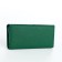 Women's wallet on magnets, green color