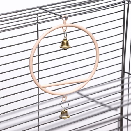 Birds Cell "Piggers" No. 104, collapsible, 1 section, 58 x 40 x 48 cm, beige-6