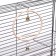 Birds Cell "Piggers" No. 104, collapsible, 1 section, 58 x 40 x 48 cm, beige