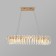 Squirrel Bogate’s Farfalla 90376/1, LED, 47 W, 4000K, 3524LM, 920x360 mm, Gold color