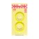 Set 2 pieces, adhesive tape textual (renamed) 75 mm x 10m, green fluorescent
