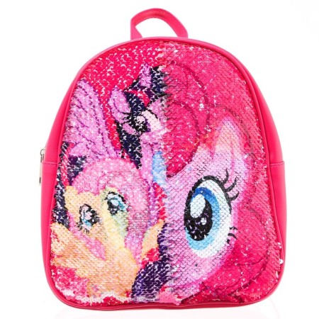 Baby backpack with bilateral sequins, 10 cm x 23 cm x 27 cm "Pinky Pie", My Little Pony-2