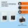 A set of cold batteries is a gel refrigerator for a thermal mosque "Master K.", 2 pcs 500 ml