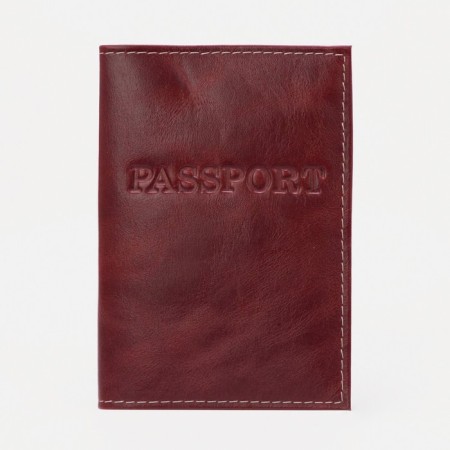 Cover for passport, red