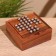 Board game 2B1 (crossbreeds + saltter) 11.5x11.5x5 cm, tree shisham