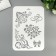 Stencil plastic "Flower patterns" 22x31 cm