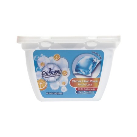 GrePower washing agent in soluble capsules, 416 gr. 52 pcs 1/36