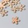 Decor for creativity metal, rhinestones "chamomile" set 10 pcs gold 1.5x1.5 cm
