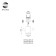 Ceiling lamp ST LUCE. ST114.407.01. 1x50 W, GU10, 6.5x6.5x9.3 cm, black color