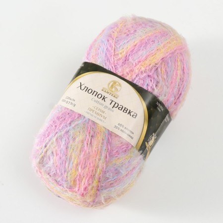 Yarn "cotton grass" 65% cotton 35% polyamide 220 m/100g (5241)-1