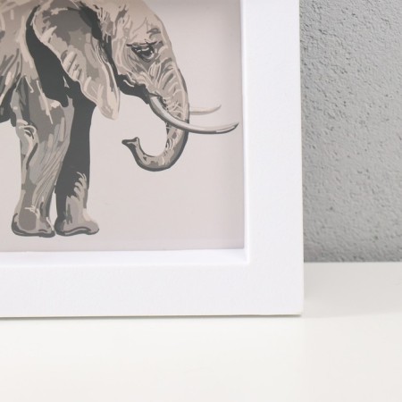 Photo frame plastic in 24 photos 10x15 "Big Family" White 85x3x57 cm-1
