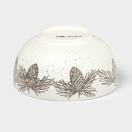 Salennik New Year's Dolyana Snow Cone, 800 ml, D = 15.5 cm, ceramics, white color-2