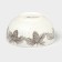 Salennik New Year's Dolyana Snow Cone, 800 ml, D = 15.5 cm, ceramics, white color