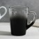 Glass mug with a gradient and drawing “You are here boss”, 300 ml