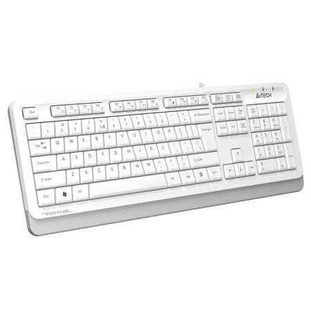 Keyboard A4Tech FSTYLER FKS10 White/Gray USB-5