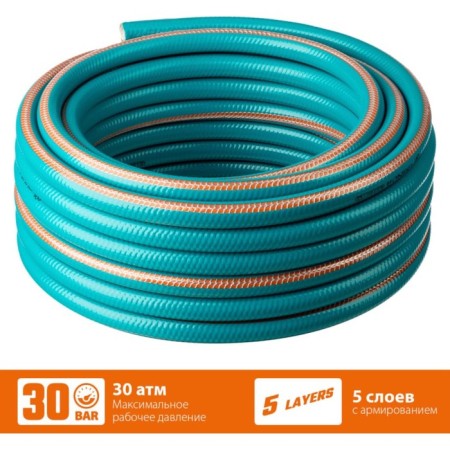 Hose, PVC, D = 19 mm, L = 50 m, 5-layer, textile reinforcement, Grinda-3