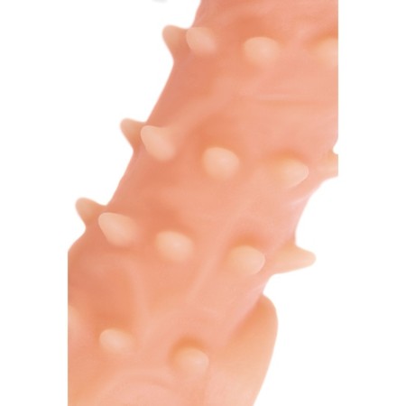 Kokos nozzle is realistic with additional stimulation, TPE, bodily, 15.6 cm, s-5