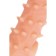 Kokos nozzle is realistic with additional stimulation, TPE, bodily, 15.6 cm, s