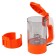 Car kettle 12V transparent/orange plastic automatic shutdown
