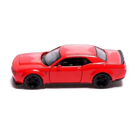 Metal machine Dodge Challenger SRT DEMON, 1:32, inertia, red color-1