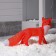 LED figure "Fox" 80 × 45 × 18 cm, acrylic, 120 LED, 8 modes, 24 V, glow of white