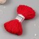 Knitted polypropylene 4 mm red cord 50m