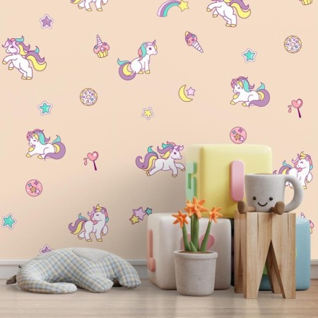 Paper wallpapers "horses" d894 02, 0.53x10.05m-1
