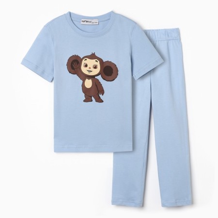 PAZHAMA Children's KAFTAN Cheburashka R.34 (122-128)-4