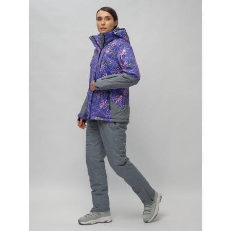 Ski suit, size 44, purple color-1