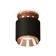Ambrella Light, XS7511140, MR16 GU5.3 LED 10 watts lamp, black sand, pink gold color