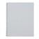 A notebook of 96 sheets in a cage on the crest "White. Metallic", boumvinyl cover, offset unit