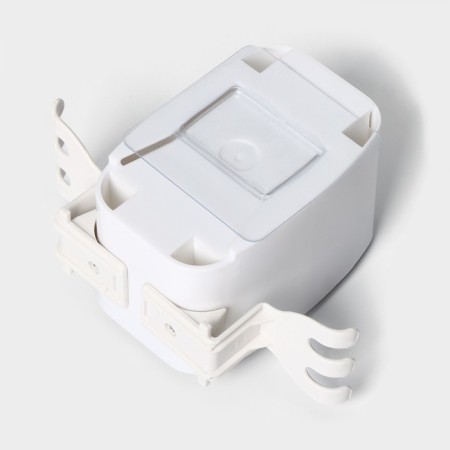 Holder for toothbrushes with a toothpaste squeezer, a glass 2 pcs, 20 × 10.2 × 6.2 cm, the color is gray-7