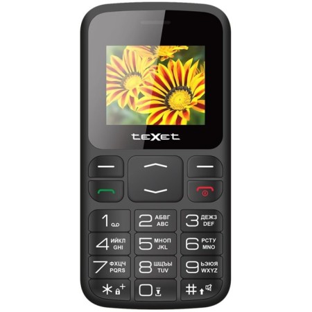 Cell phone Texet TM-B208 Black
