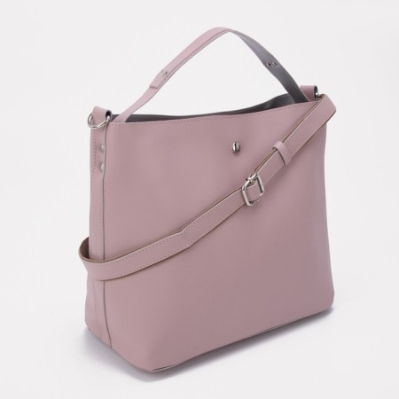 Сумка-тоут Miss Bag на молнии, цвет пудра-1