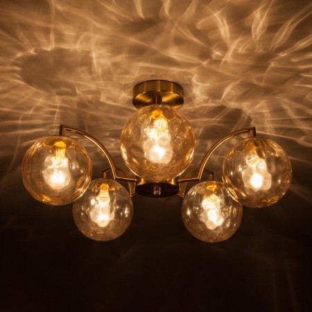Ceiling chandelier with Eden, 40W, E27, 59x59x30 cm-2