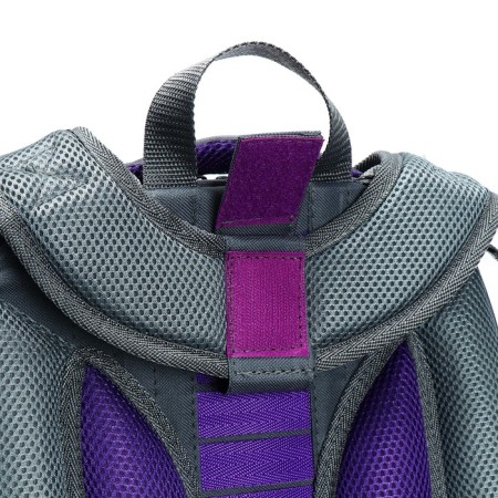 School backpack 38 x 30 x 16 cm, ergonomic back, stavia "black cat", gray-8
