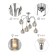 Rivoli Montaro 4078-306, 6he14, 40wt chandelier