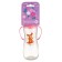 A bottle for feeding “Reindeer: mothers and babies”, classic throat, 250 ml., 0 months, fitted, with handles