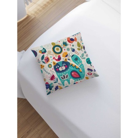 Pillowess decorative "Happy Cat", on a zipper, size 45x45 cm-1