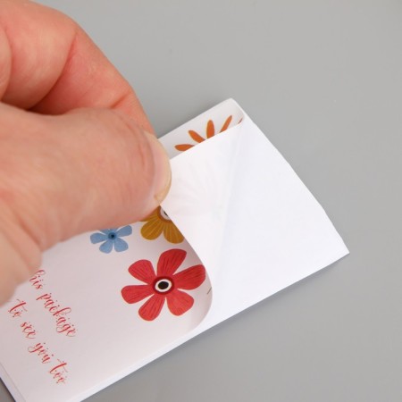 Stick Paper Gratitude "Flowers" set 50 pcs 8x5 cm-2