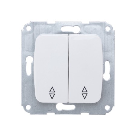 The mechanism of the 2-clavy passage switch Kranz hidden installation, 10a, white KR-78-0207