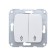 The mechanism of the 2-clavy passage switch Kranz hidden installation, 10a, white KR-78-0207
