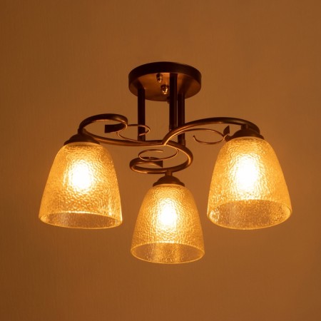 Lasni chandelier 3khe27 40W wenge 45x45x28 cm Bayerlux-2