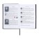 Dated diary 2025, A5, 176 sheets of Escalada, soft cover cover, pancake embossing, liesse, block 70 g/m2, black