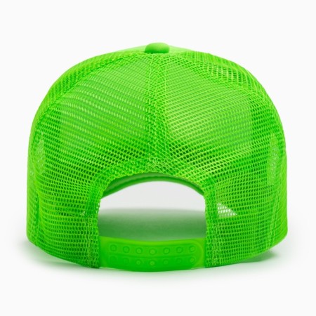 Baseball cap with minaku grid, green color, size 56-58-8