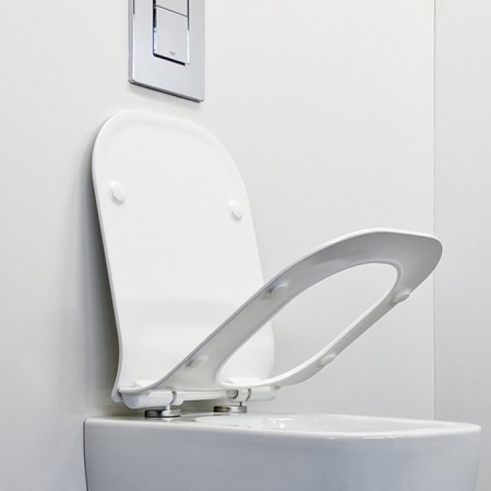 Comforty 102 toilet seat, SoftClose duroplast is thin, quickly-1
