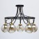 Hamburg chandelier, size 68x47x68 cm, 200w 5xe27 IP 20