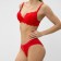 Women's panties, red color, size 44 (m)