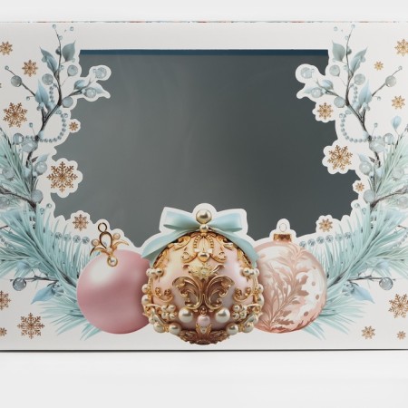 Gift Box "Happiness in the New Year", 32 x 24 x 9 cm, New Year-4